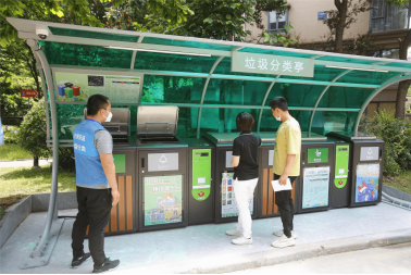華展貓先生，湖北武漢智能垃圾分類項(xiàng)目，智能垃圾房廠家，垃圾分類亭