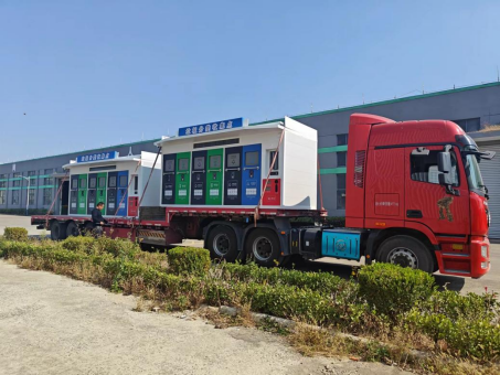 貓先生智能垃圾分類，小區(qū)垃圾房廠家，專業(yè)垃圾收集站制造