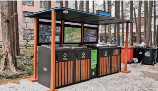 貓先生智能垃圾分類亭價(jià)格，定時(shí)定點(diǎn)垃圾收集點(diǎn) ，垃圾亭生產(chǎn)廠家