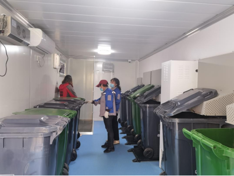 智能垃圾分類房,再生資源回收站廠家,貓先生垃圾分類，垃圾收集房