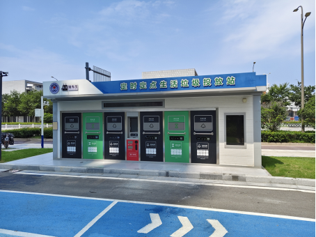 江蘇智能分類垃圾房，清潔小屋，垃圾分類收集點生產(chǎn)廠家