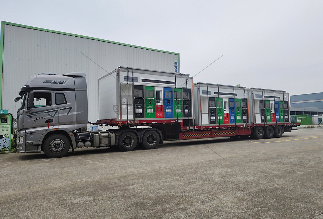 江蘇貓先生智能分類垃圾房，清潔小屋，垃圾分類收集站生產(chǎn)廠家