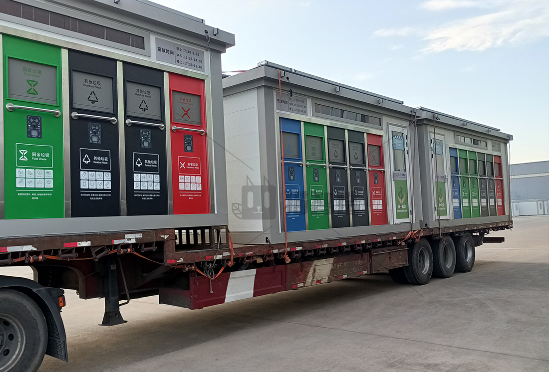 江蘇智能分類垃圾房，清潔小屋，垃圾分類收集站生產(chǎn)廠家